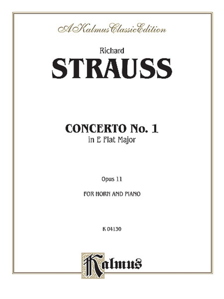 Horn Concerto No. 1, Op. 11 in E-Flat Major